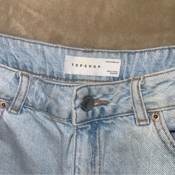 Light Blue “Daisy Dukes” Jean Shorts - Picture 2 of 3